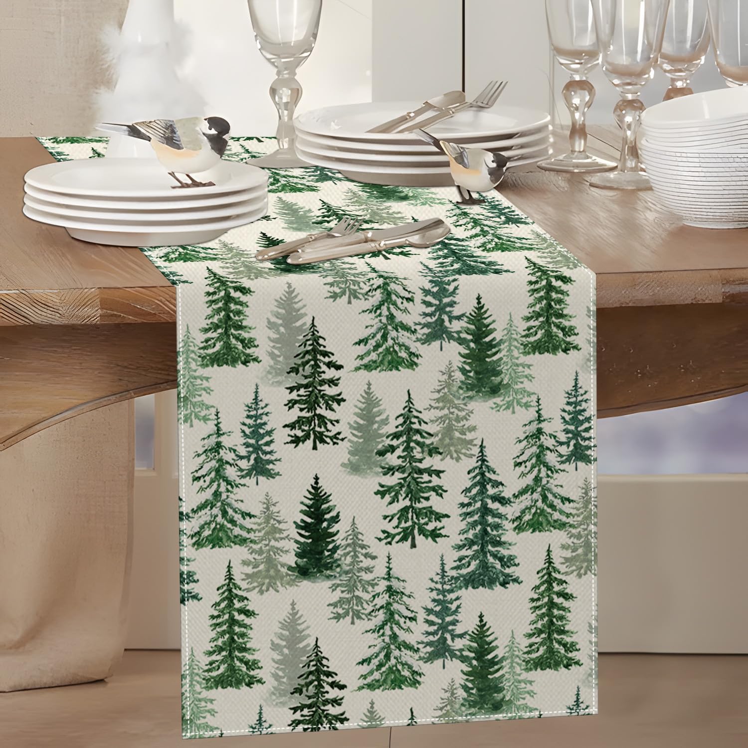 Moutina easy-care machine-washable runner for busy homes and entertaining.