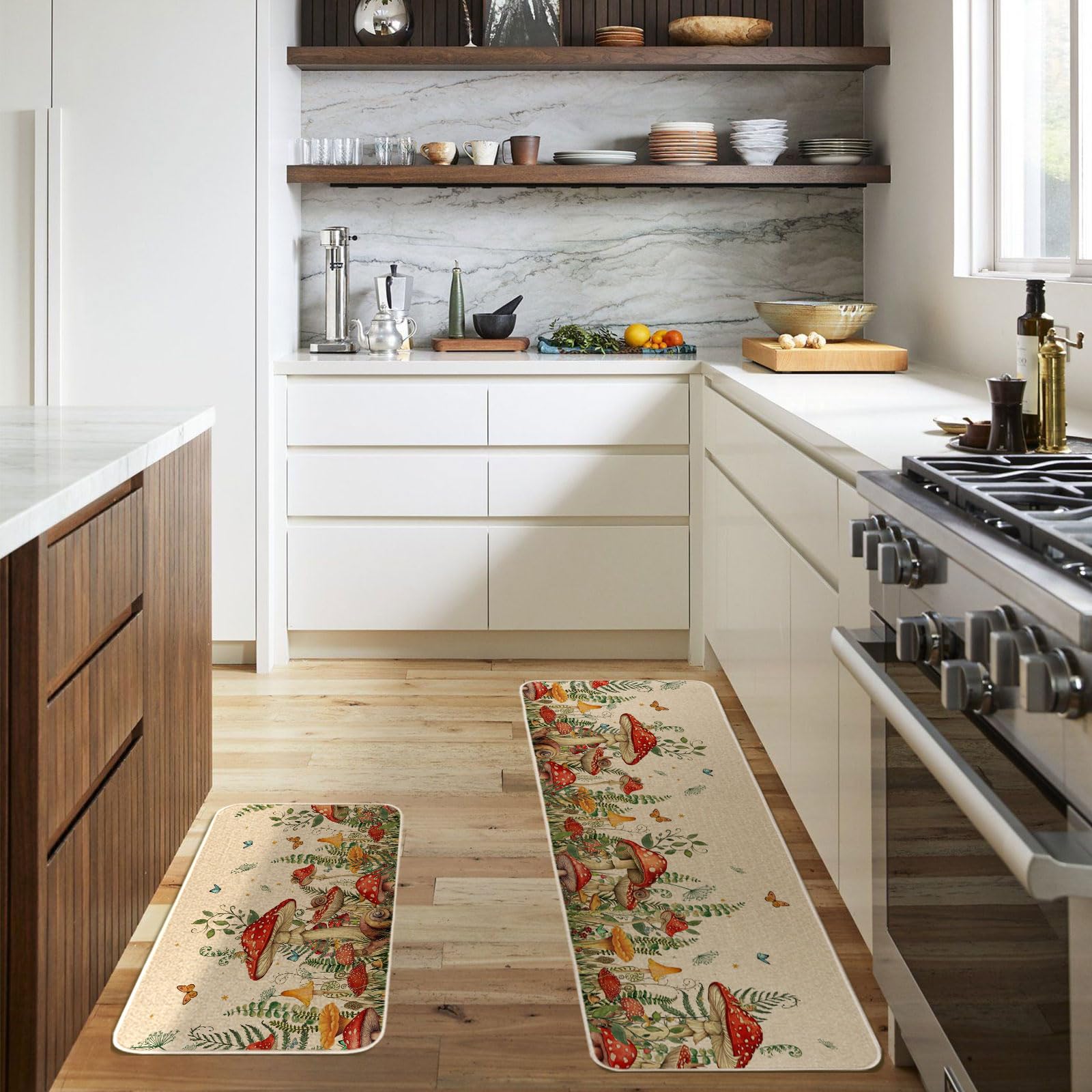 Moutina indoor-outdoor decor mat suits porches and patios.