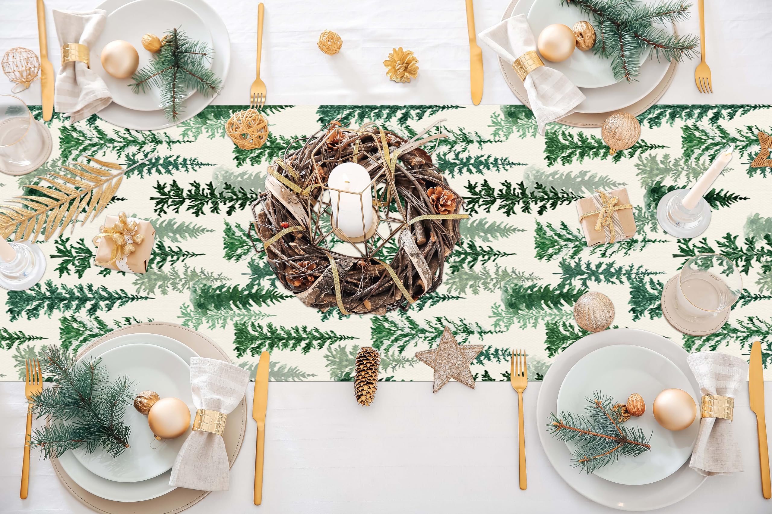 Moutina table protector guards against stains and scratches during holiday meals.