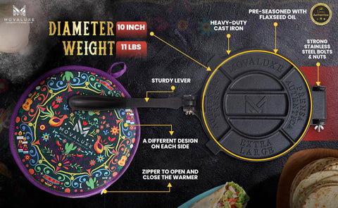 Movaluxe six-pack taco holders for organized serving at home.