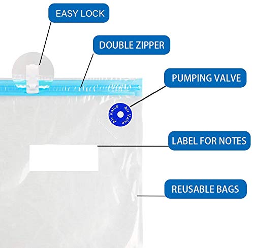 MOVEHI transparent bags let you quickly identify contents