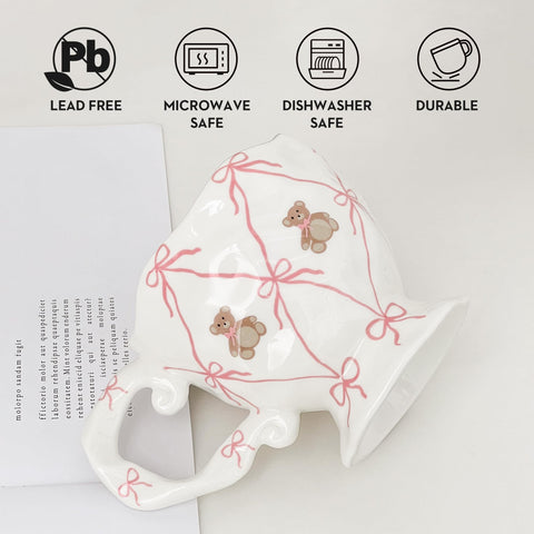 Movlen 14oz ceramic mug, dishwasher-safe and versatile for hot drinks.