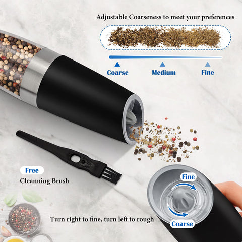 MOVNO Gravity clear refillable spice container for easy monitoring