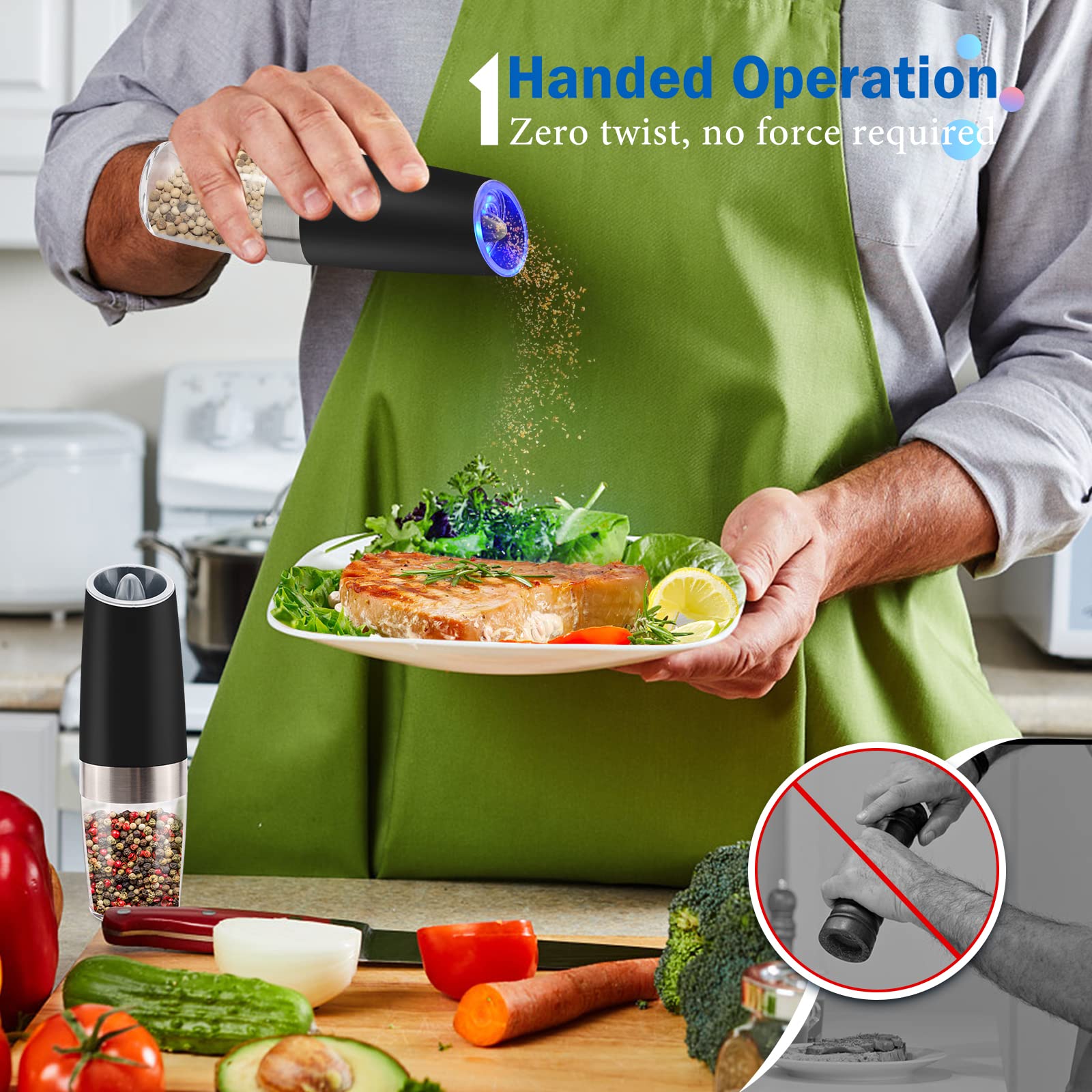 MOVNO Gravity refillable container design reduces mess