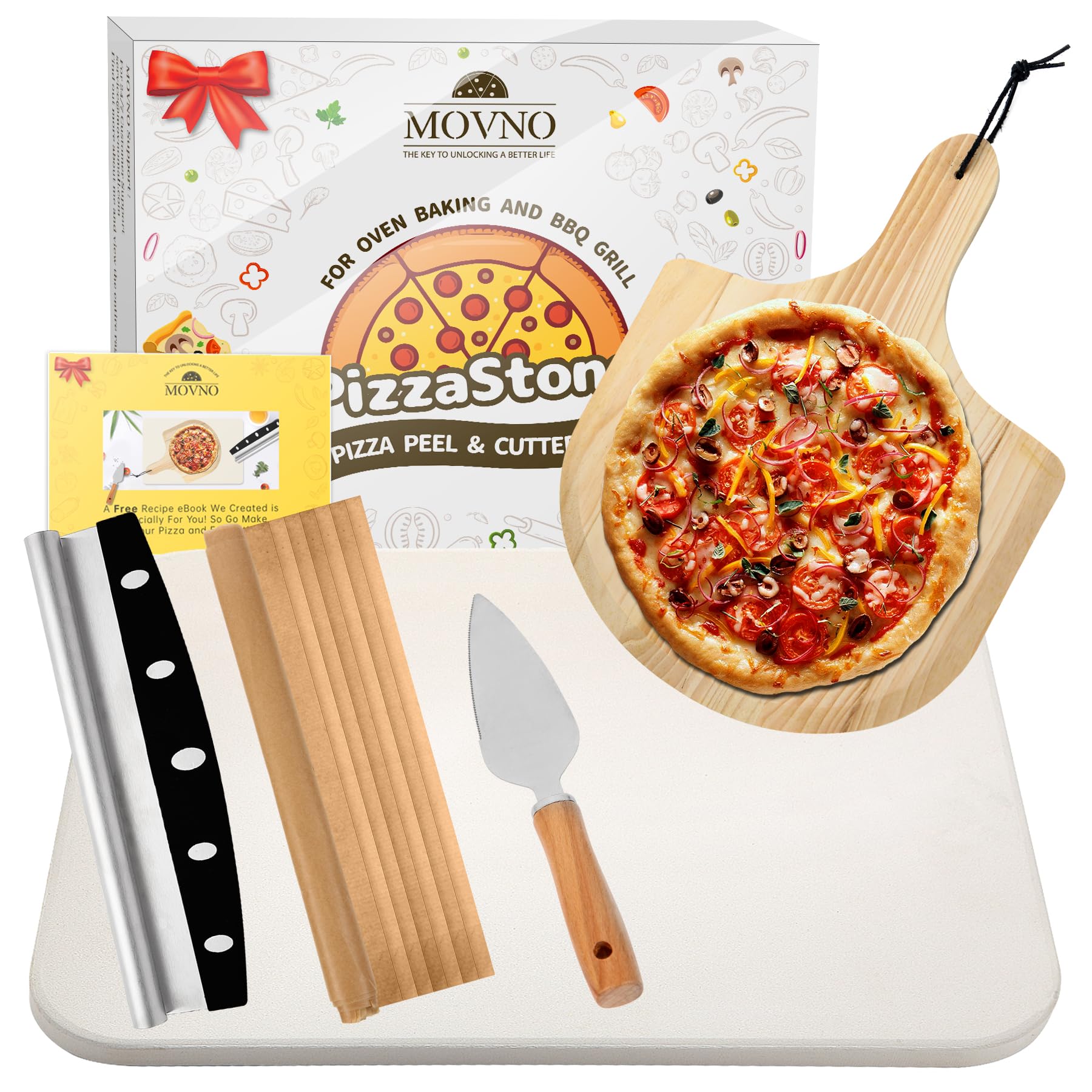 MOVNO 15x12 inch stone set with accessories