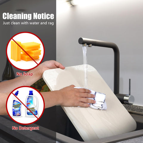 MOVNO wooden pizza peel aids safe transfer and slicing