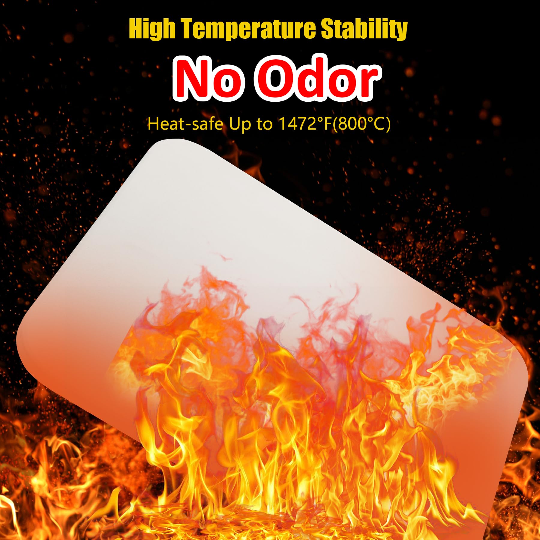 MOVNO pizza stone evenly distributes heat for a consistent crust