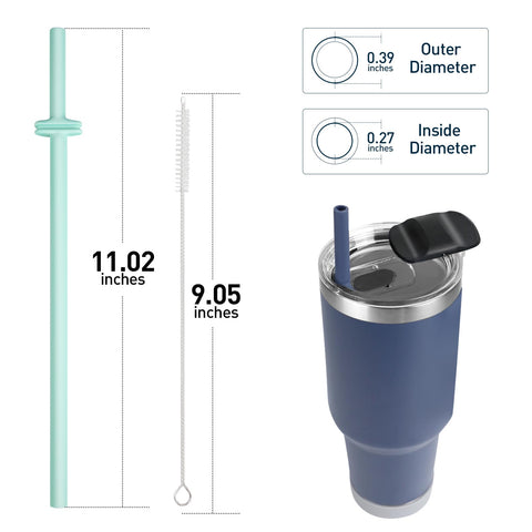 MOVOLIVI straw fits Yeti magslider lid for stable drinking