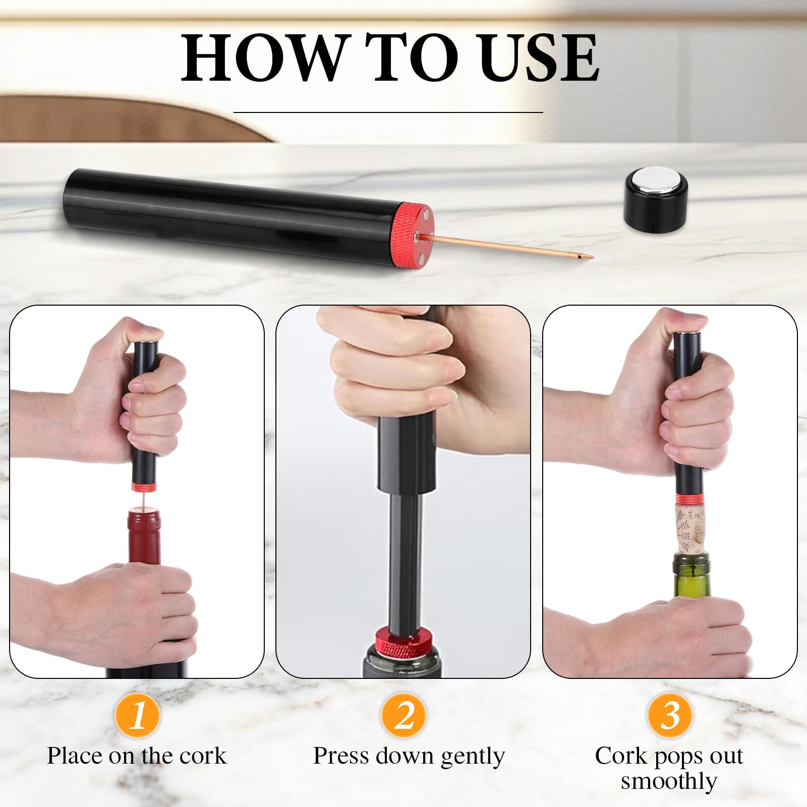 Movued Aeropop aluminum handle emphasizes durability and rust resistance