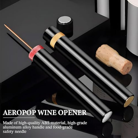 Movued Aeropop in action shows effortless cork removal without twisting