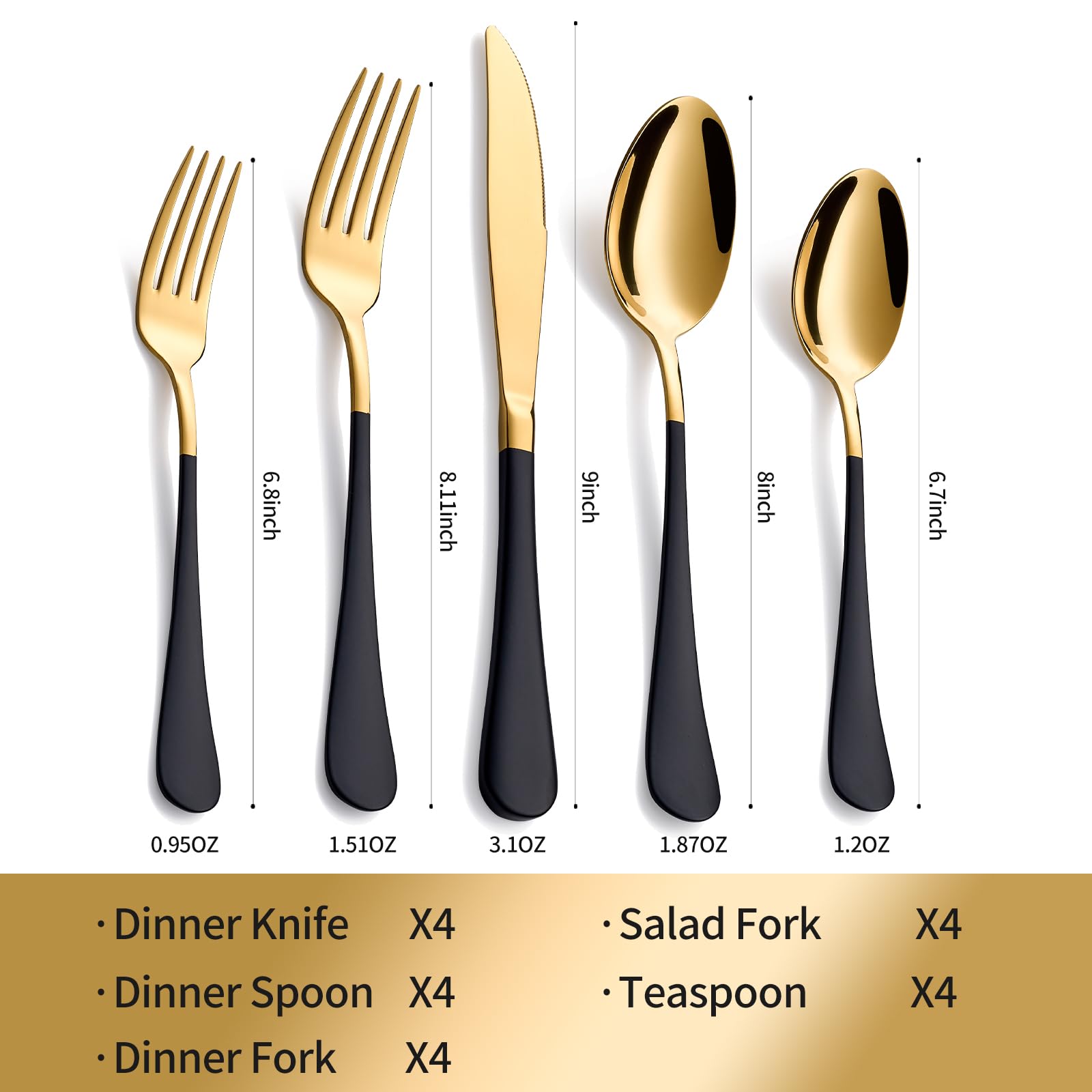Moxinox colorful stainless steel silverware is dishwasher-safe for easy cleaning.