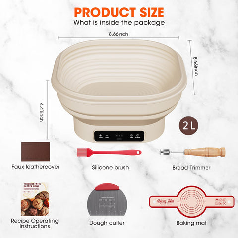 MQFORU accessories kit with dough scraper and lame for bakers