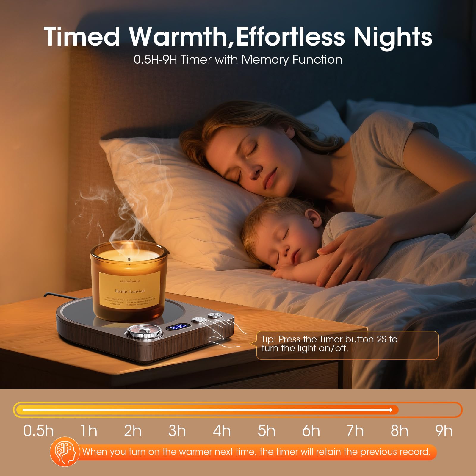 MQFORU Desk Warmer includes anti-skid feet for stable use.
