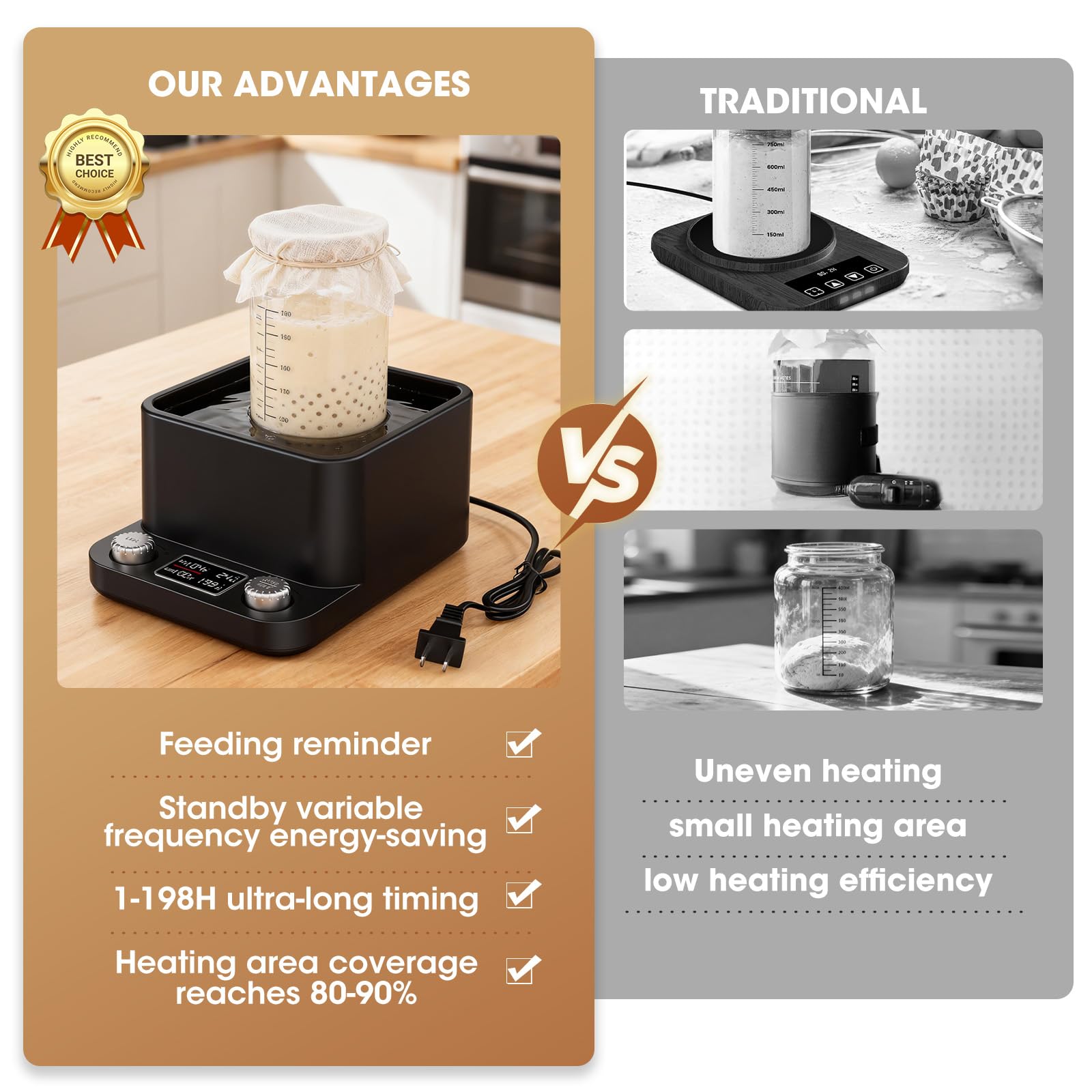 Durable plug design on MQFORU warmer supports long-term daily use