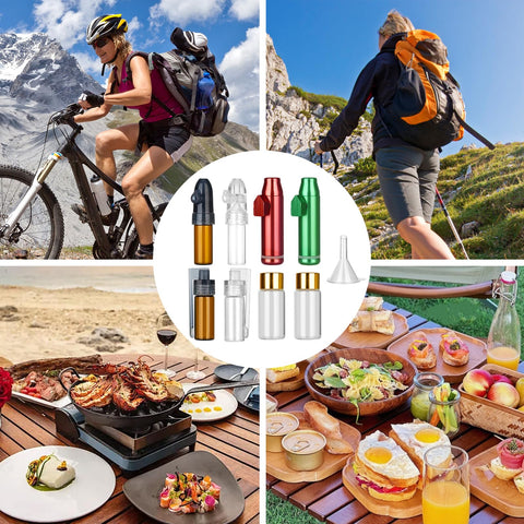 MQHMQH spice bottle in camping kit for easy outdoor seasoning.