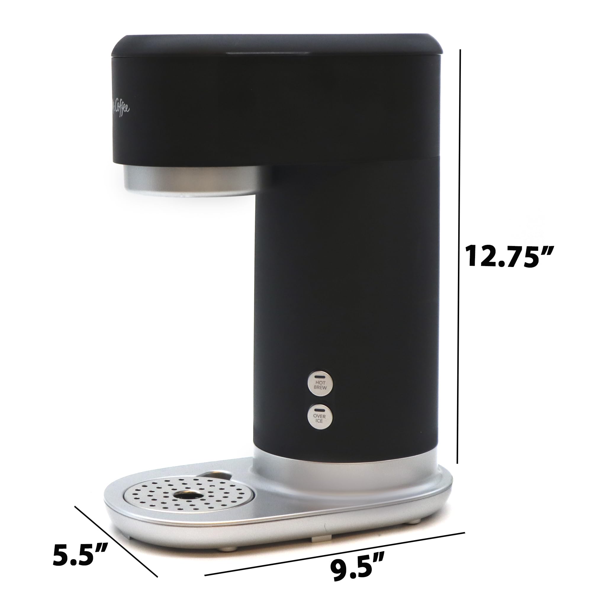 Mr. Coffee under four minutes to a bold cup, ideal for busy mornings.