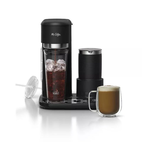 Mr. Coffee 4-in-1 on a compact counter saves space for busy kitchens.
