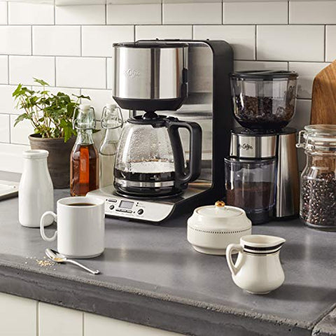 Mr. Coffee burr mill easy cleaning and maintenance.