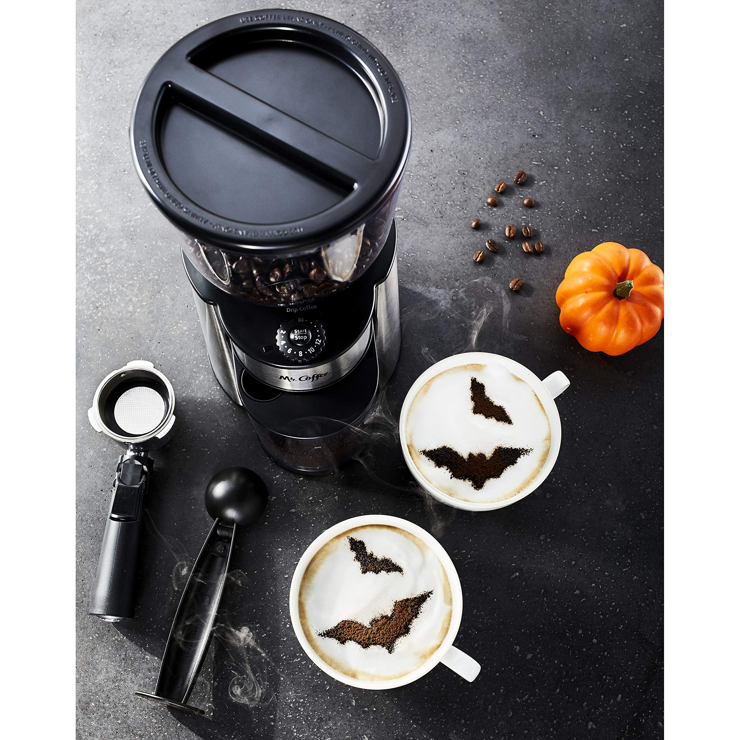 Mr. Coffee burr mill suitable for espresso setups.