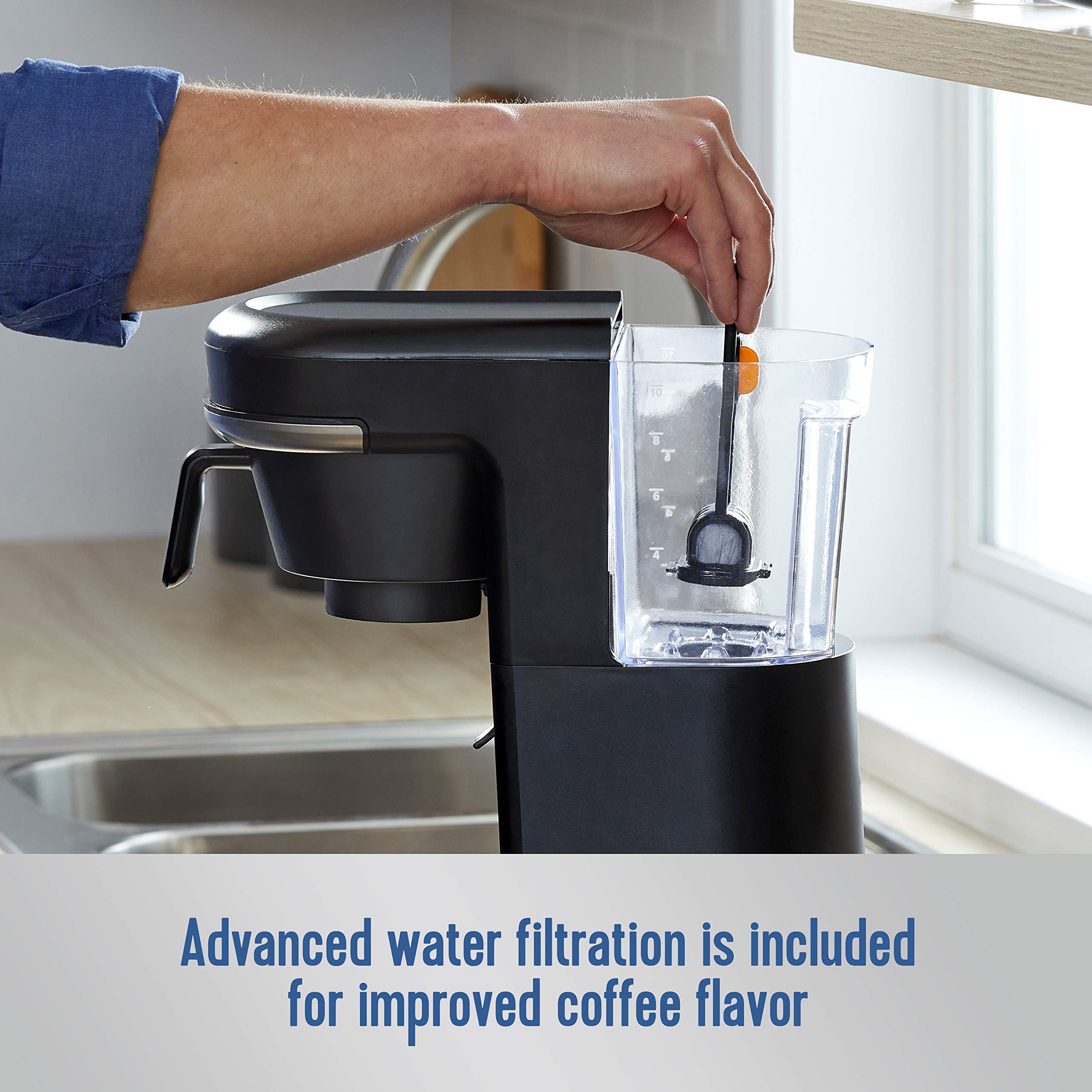 Mr. Coffee Grab-a-Cup Auto Pause lets you sip mid-brew.