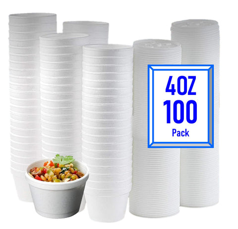 Mr Miracle 4 Ounce foam cup with vented lid ideal for ice cream on the go.