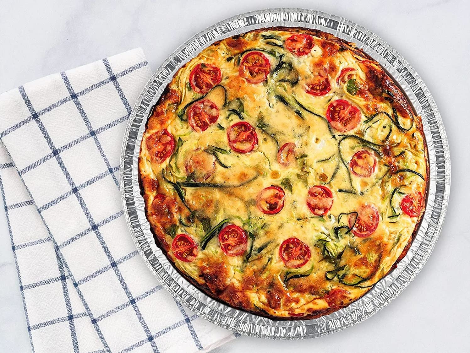 Mr Miracle round foil pans ideal for serving at gatherings.