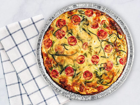 Mr Miracle round foil pans ideal for serving at gatherings.