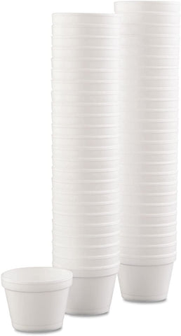 Mr Miracle white foam cup with clean modern design.