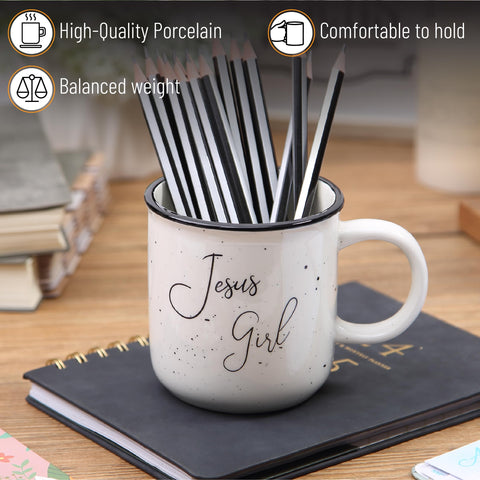 Mr. Pen Bible-study companion mug keeps beverages warm during devotionals.