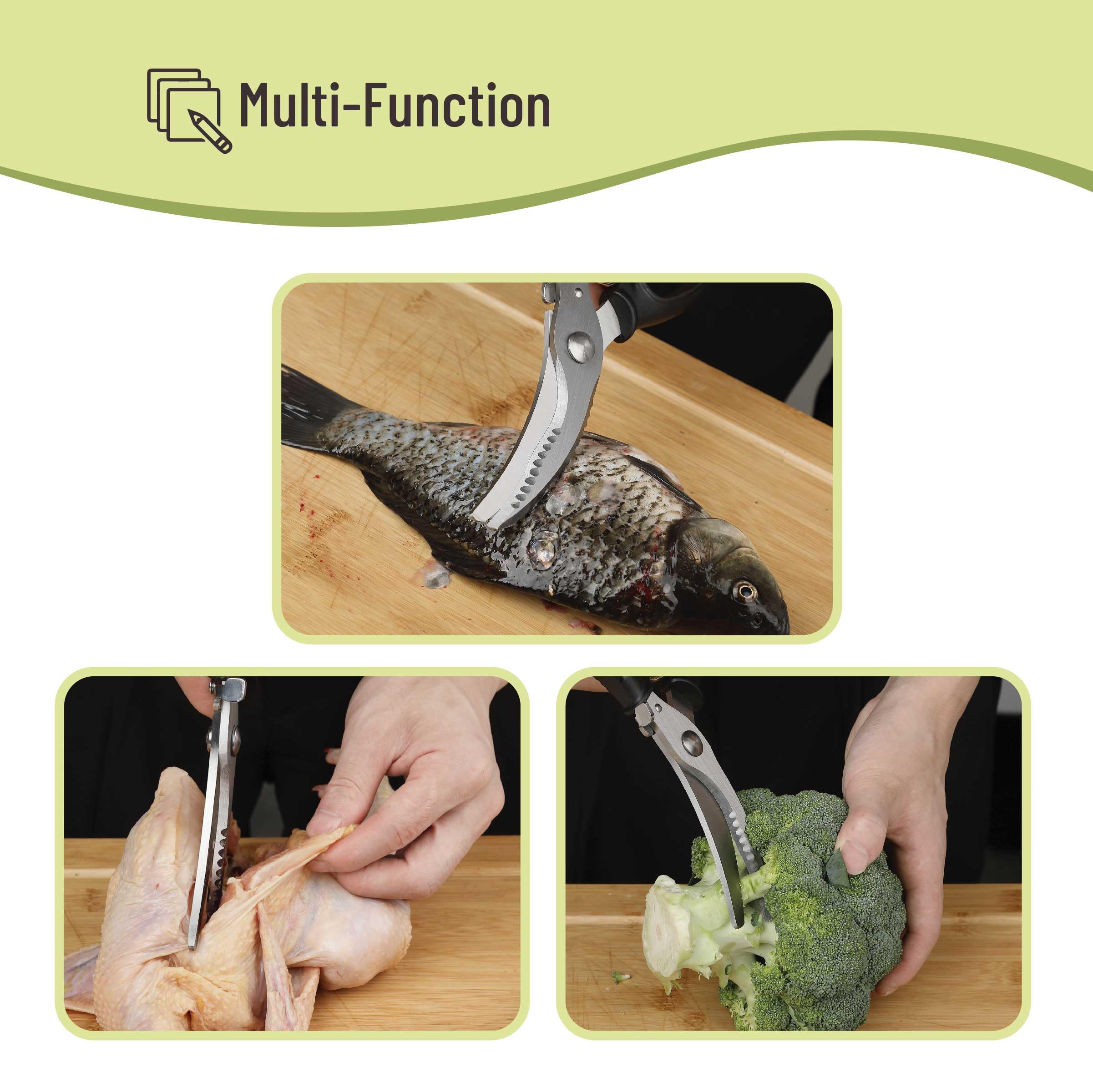 Mr. Pen safety lock keeps shears securely stored when not in use.