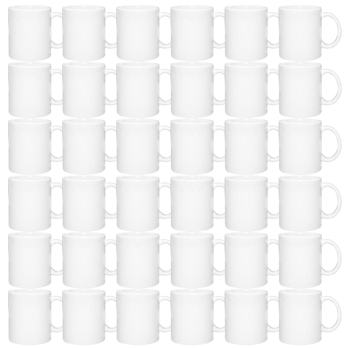 MR.R 36 pack sublimation mugs ready for customization