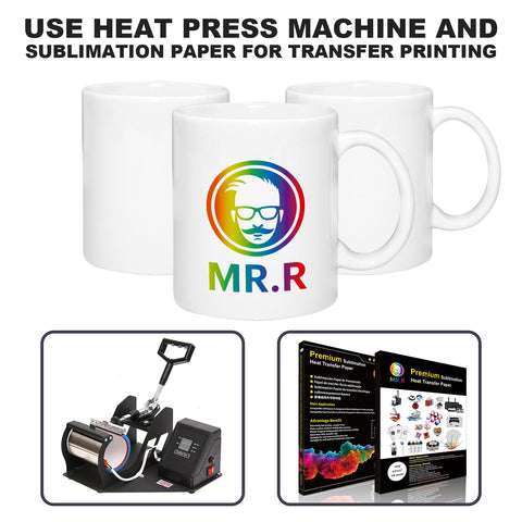 MR.R microwave safe ceramic mug for quick reheats