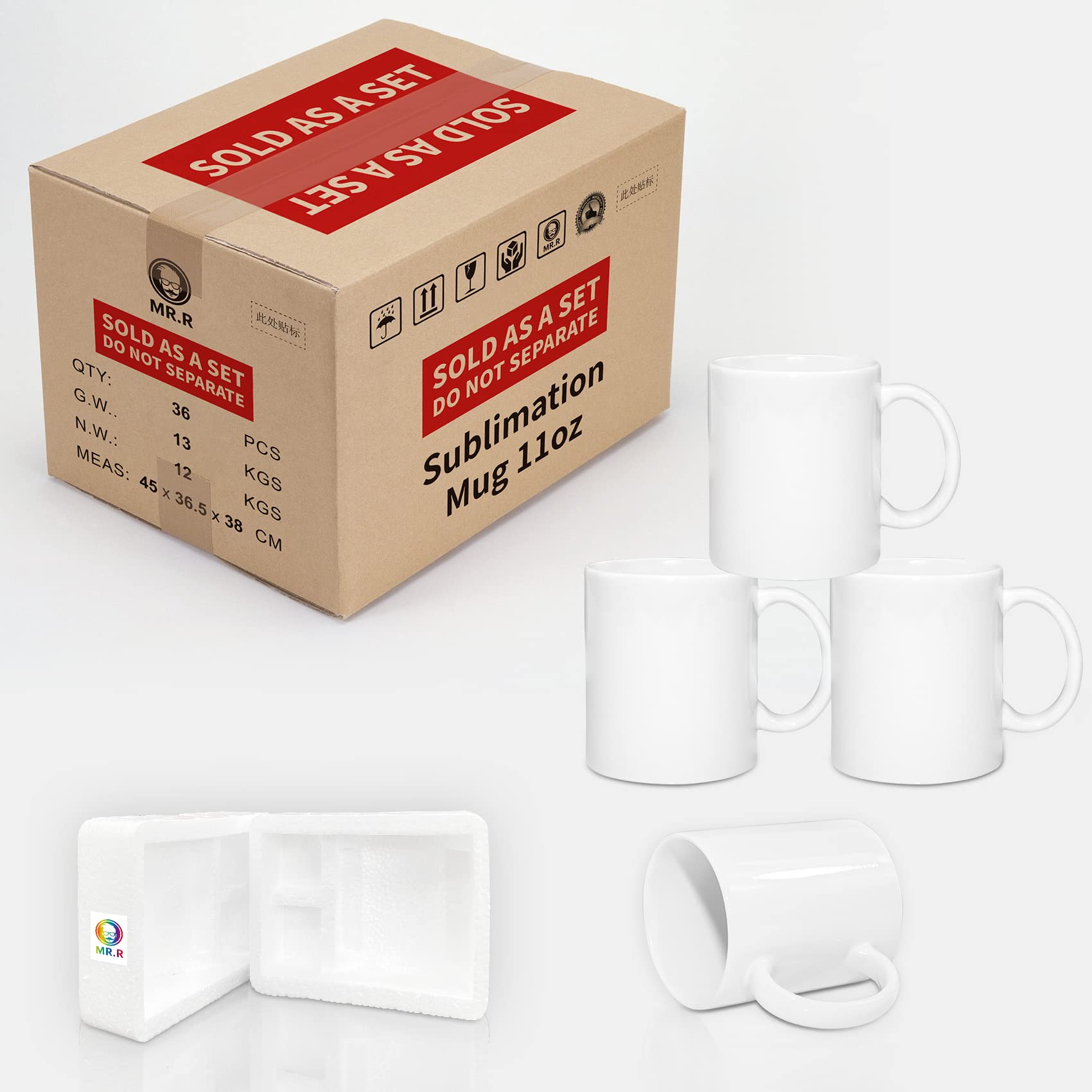 MR.R table ready display of a versatile kitchen mug