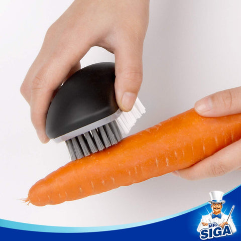 MR.SIGA dishwasher-safe kitchen brush for easy cleanup.