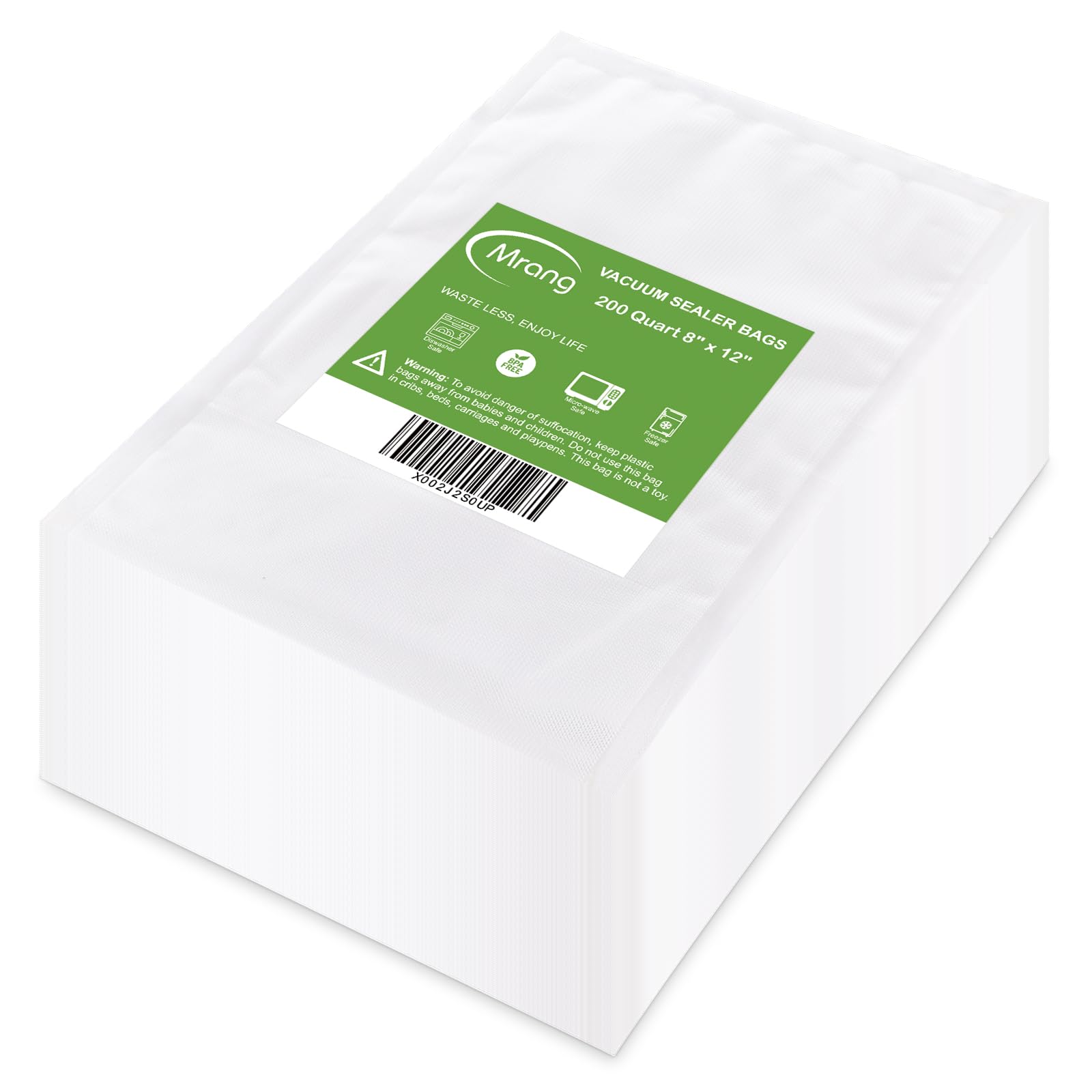 MRang vacuum bags with embossed channels for stronger seals and reduced air leakage.
