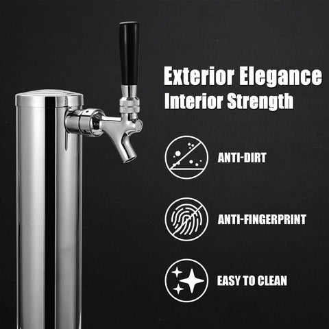 MRbrew 1-8 thread compatibility for seamless integration with taps and kegerators.
