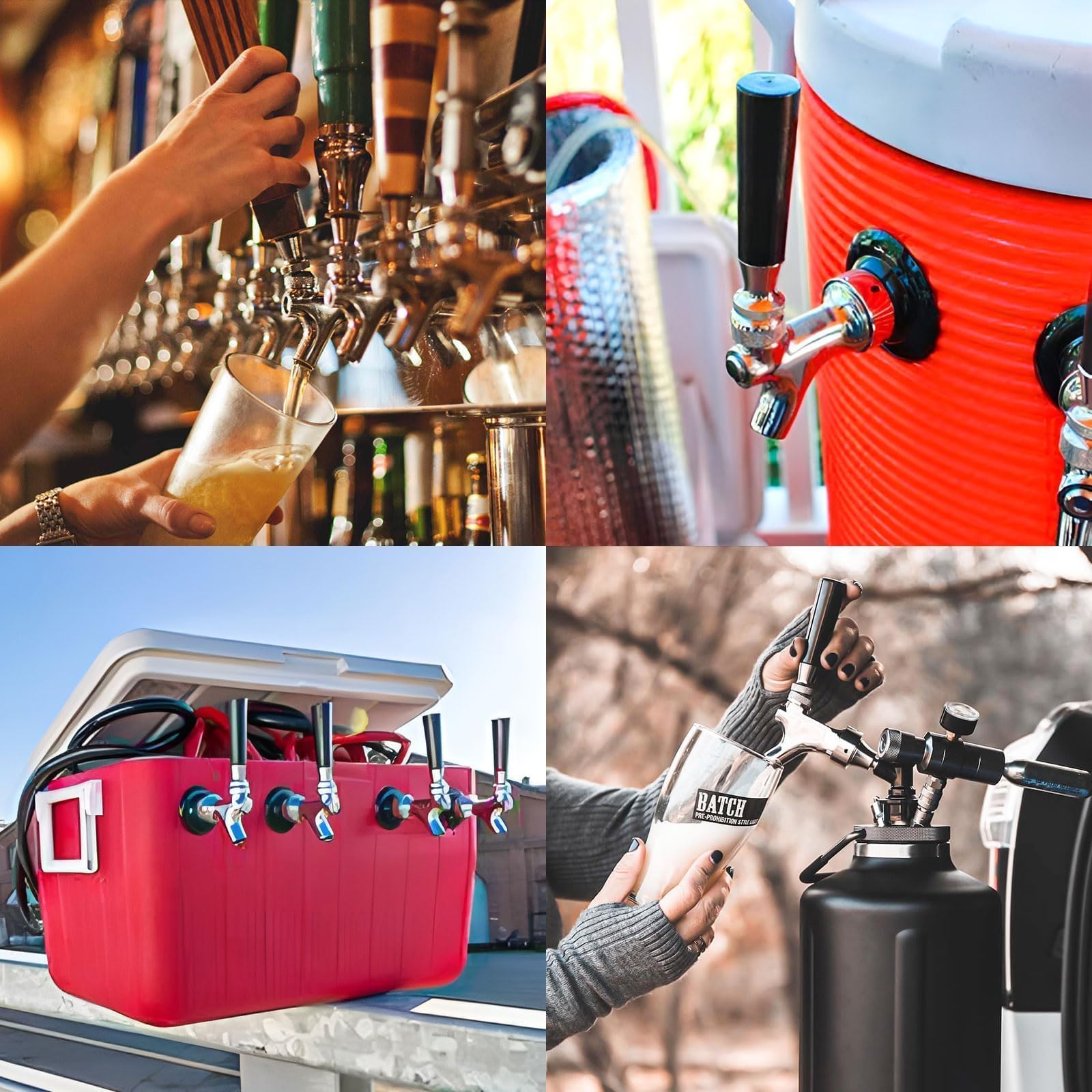 MRbrew out-of-box ready beer tap for immediate pouring in home bars.