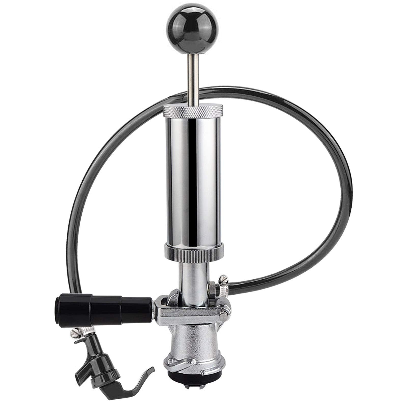 MRbrew Keg Party Pump with piston handle delivers smooth, controlled pours at gatherings.