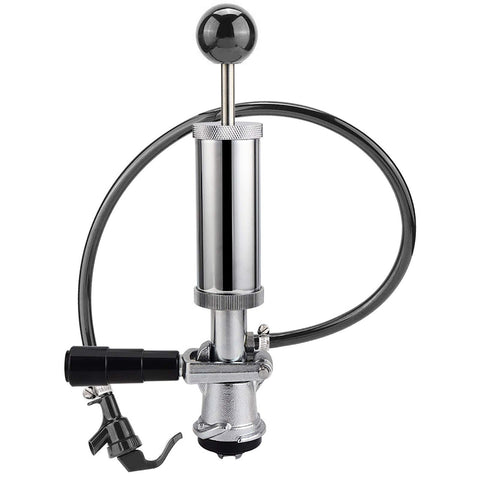 MRbrew Keg Party Pump with piston handle delivers smooth, controlled pours at gatherings.