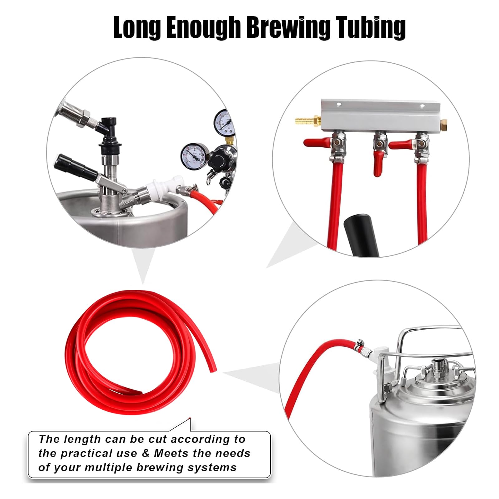 MRbrew durable pressure-resistant CO2 tube designed for homebrewing