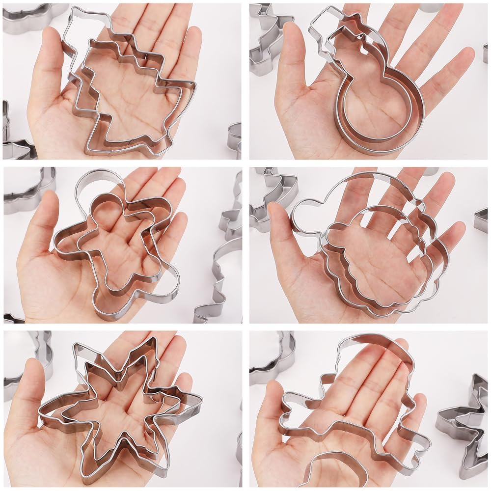 MrCookie Christmas tree cookie cutters shape delightful tree cookies for gifting