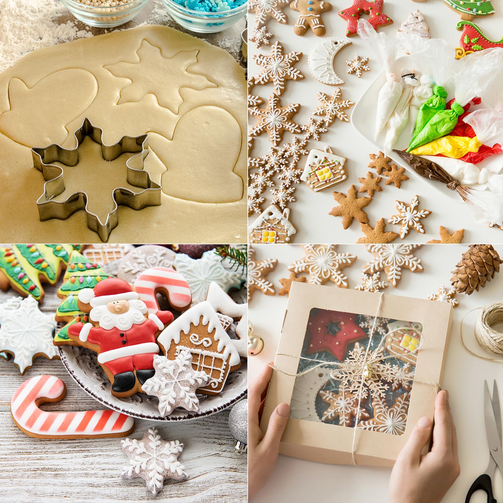 MrCookie Santa face cookie cutters conjure playful holiday treats