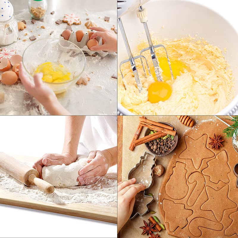 MrCookie snowflake cookie cutters produce elegant snowflake cookies
