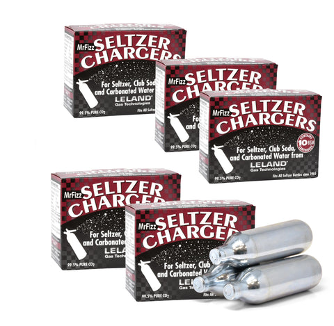 MrFizz Leland 8g CO2 cartridge for soda siphon boosts at-home fizz