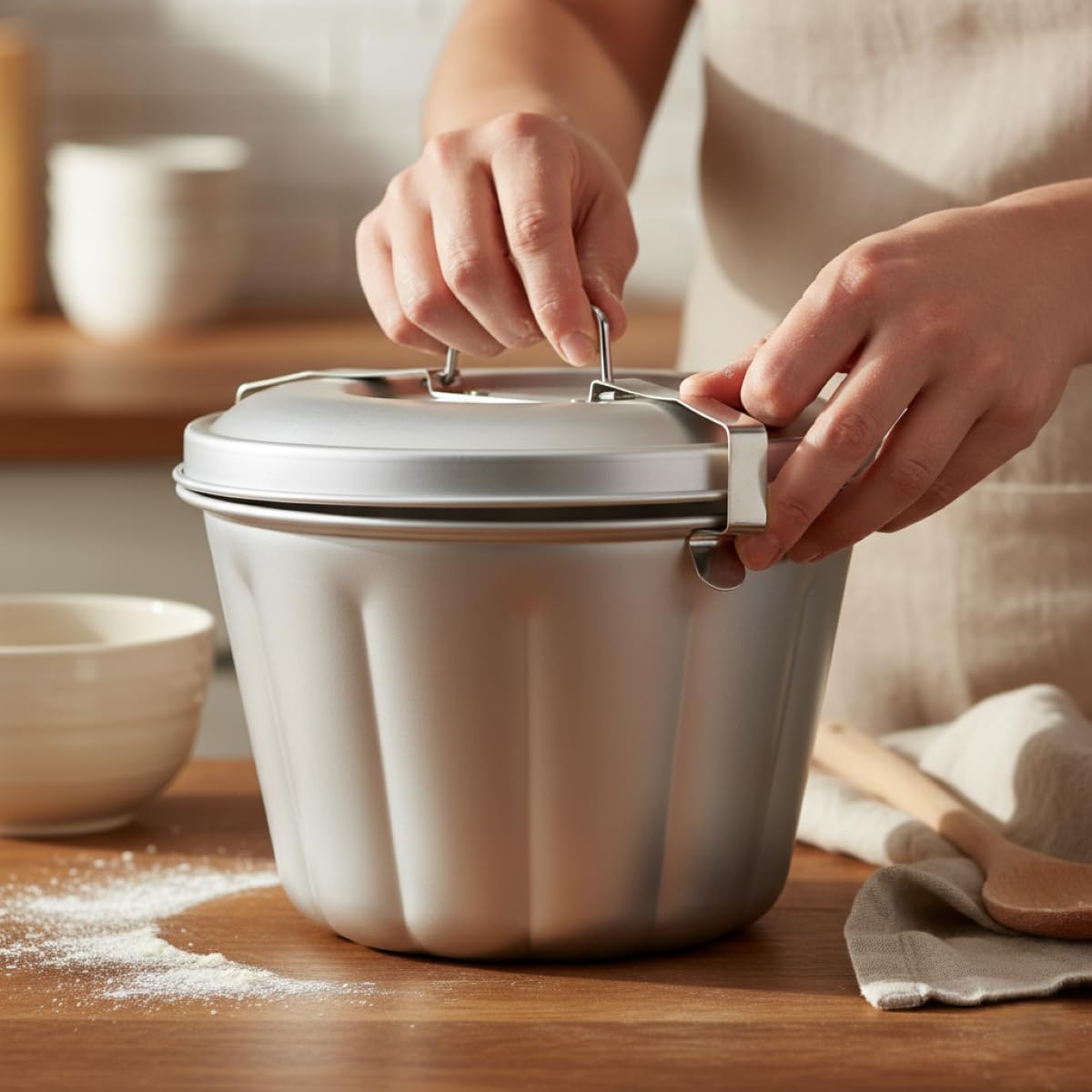 1.6-liter capacity shown in Mrs. Anderson's Baking pudding mold for generous servings.