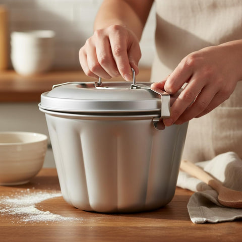 1.6-liter capacity shown in Mrs. Anderson's Baking pudding mold for generous servings.