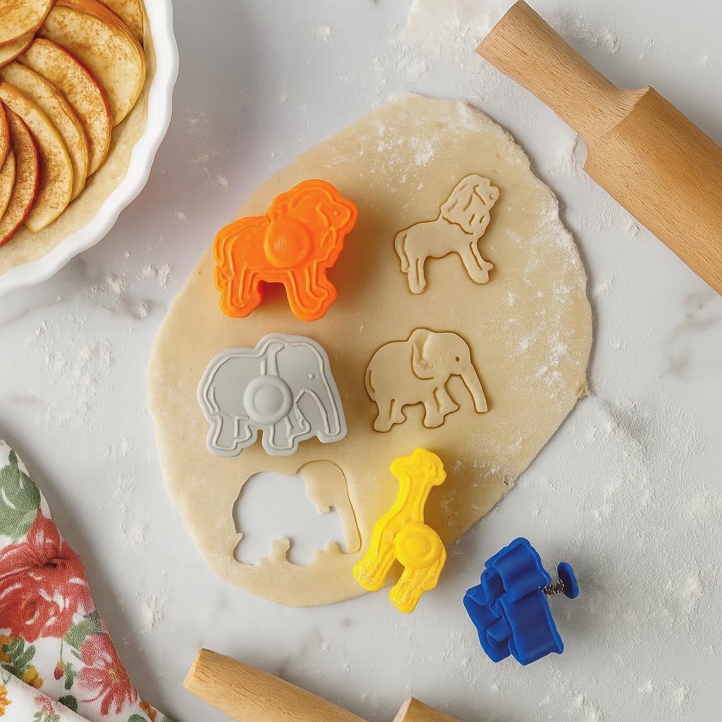 Mrs. Anderson's Baking zebra cutter designs striped cookies