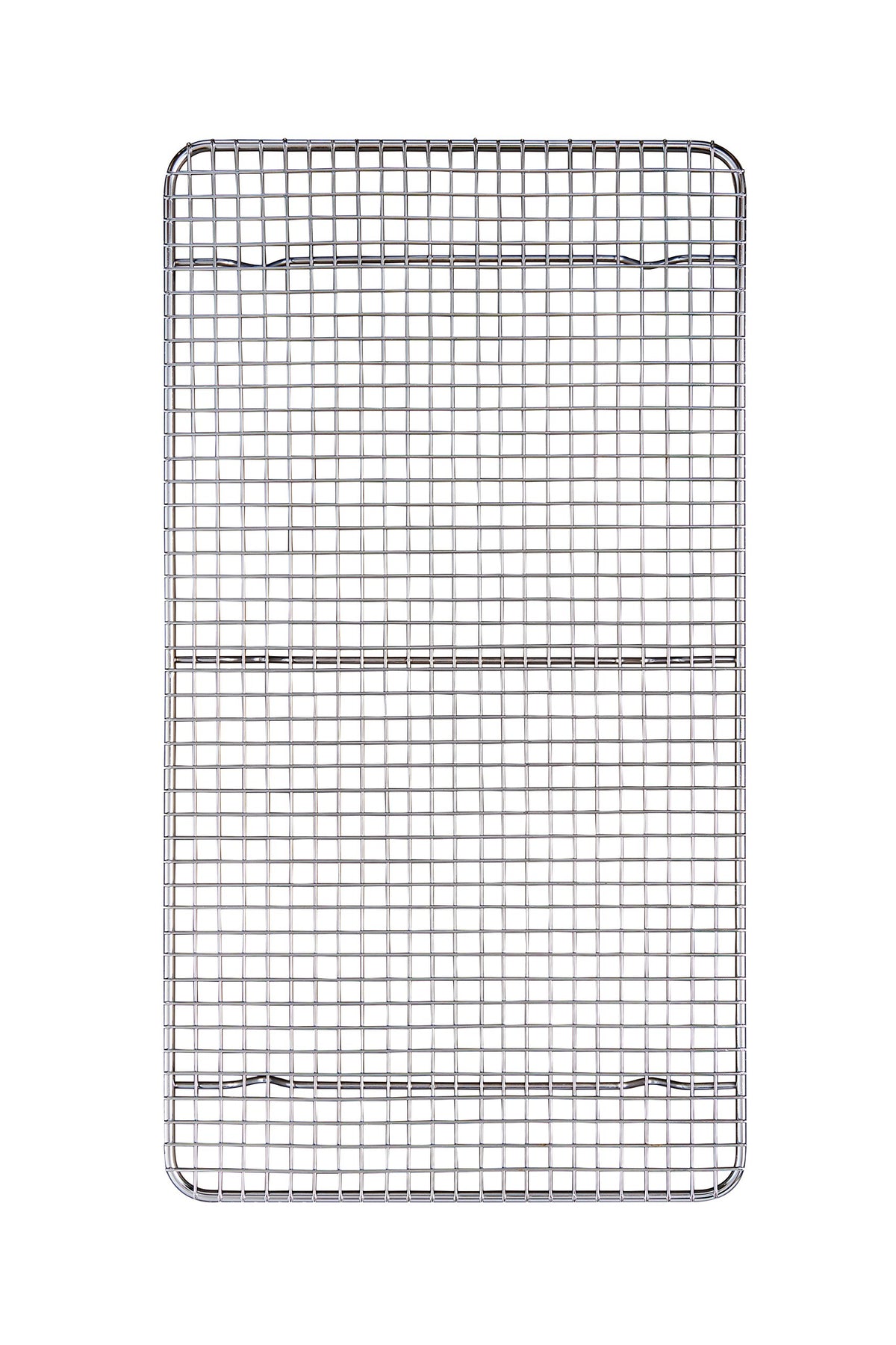 Mrs. Anderson's Baking cooling rack side view showing 10x18-inch size for even cooling
