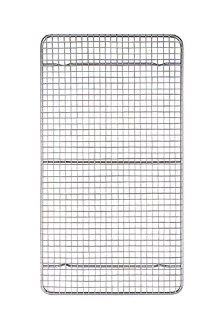 Mrs. Anderson's Baking cooling rack side view showing 10x18-inch size for even cooling