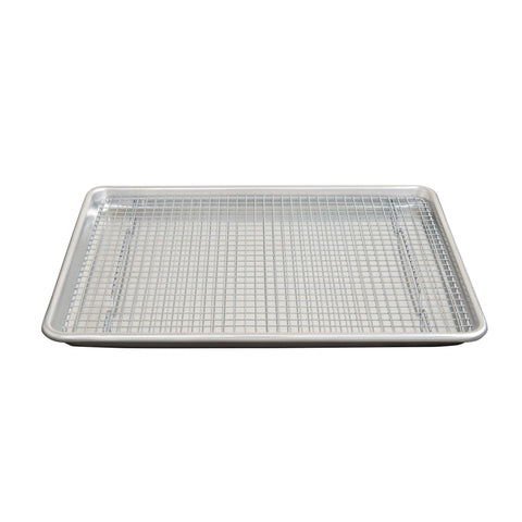 Mrs. Anderson's Baking half sheet rack cross-weave detail secures small items